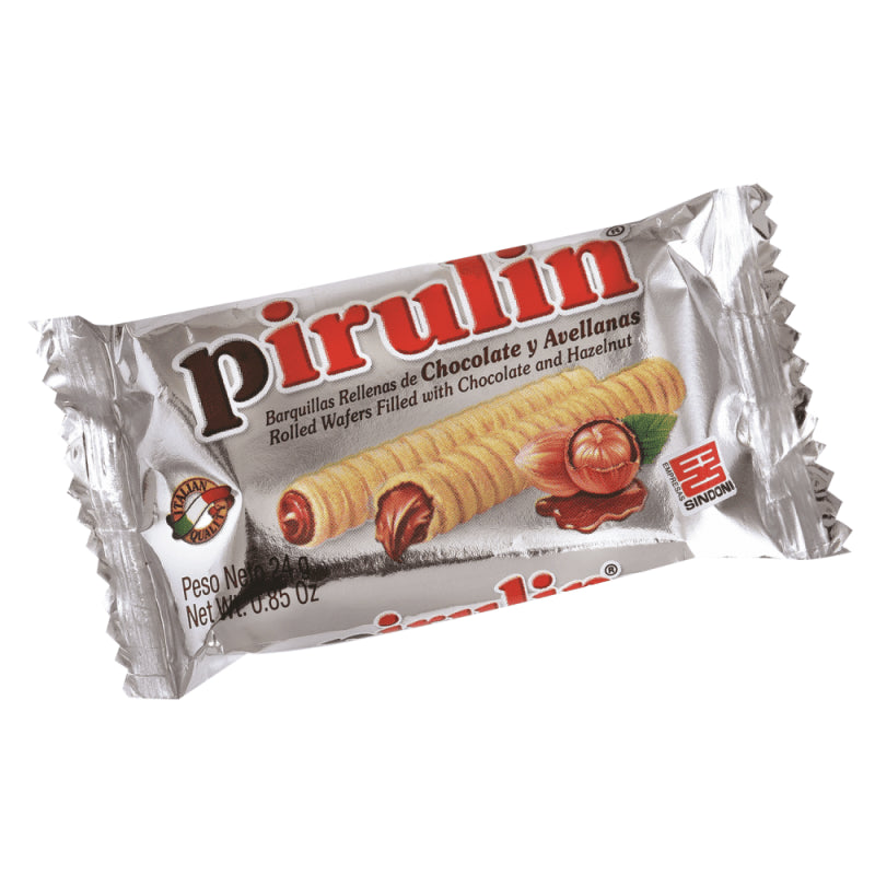 PIRULIN BARQQUILLAS RELLENO DE CHOCOLATE 4CT PACK 24 GRS - SUPERMIX
