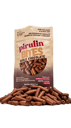 PIRULIN BITES DOBLE CHOCOLATE 200 GR - SUPERMIX