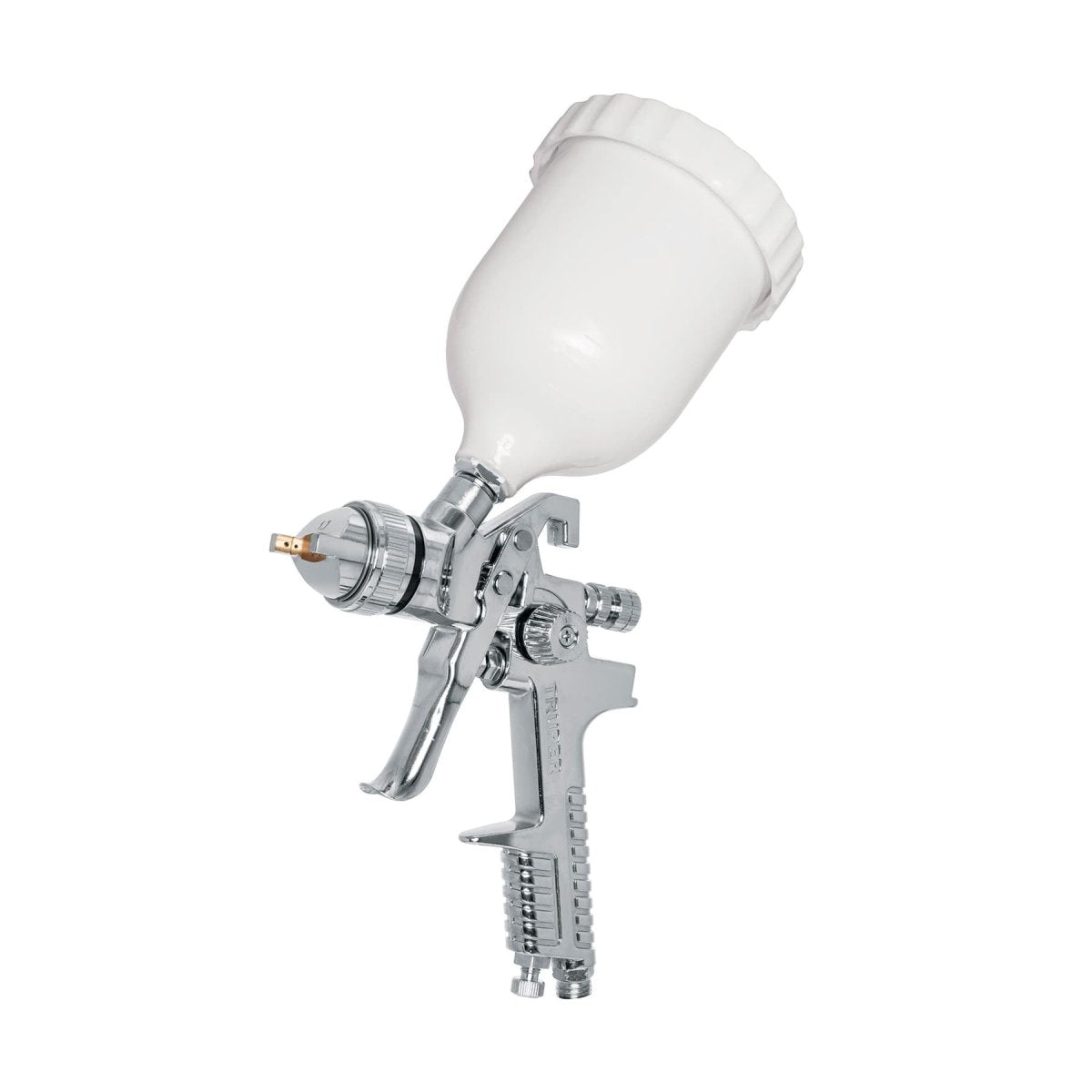 PISTOLA DE PINTAR DE GRAVEDAD VASO PLASTICO 1.7MM TRUPER - SUPERMIX