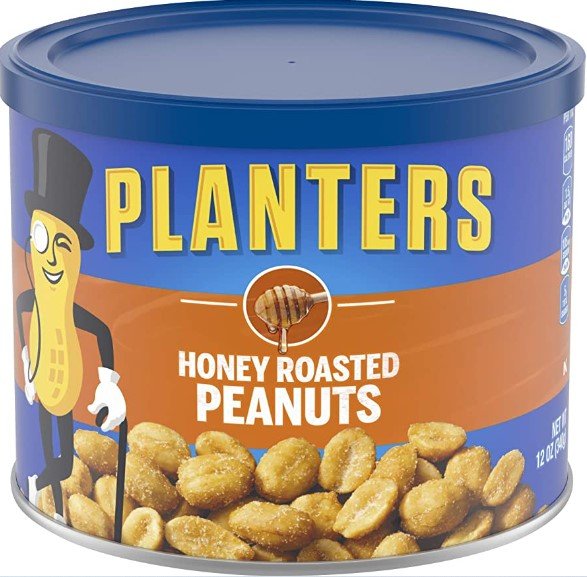 PLANTERS HONEY ROAST PEANUTS 12/6 OZ - SUPERMIX