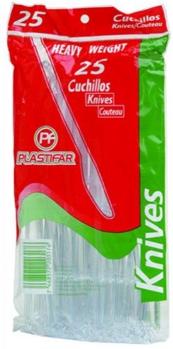 PLASTIFAR CUCHILLOS HEAVY WEIGHT CLEAR - SUPERMIX