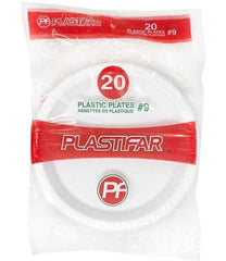 PLASTIFAR PLATOS RIGIDOS 9 C/DIVISION 20 Unidad - SUPERMIX