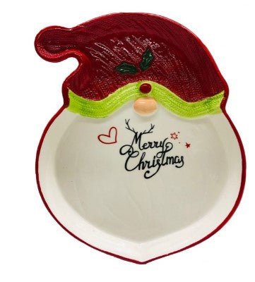 PLATO GORRO DE NAVIDAD 19.5 X 23.5 X 2.5 CM - SUPERMIX