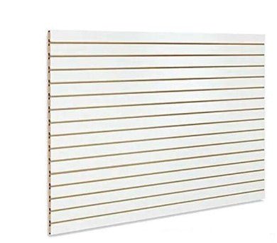 PLAYWOOD 3/4 MDF SLAT WALL BLANCO 4FTS X 8FTS. - SUPERMIX