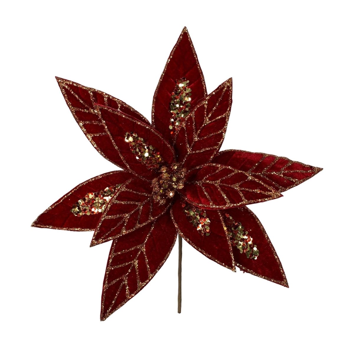 POINSETIA DECOR 35X31X6CM - SUPERMIX
