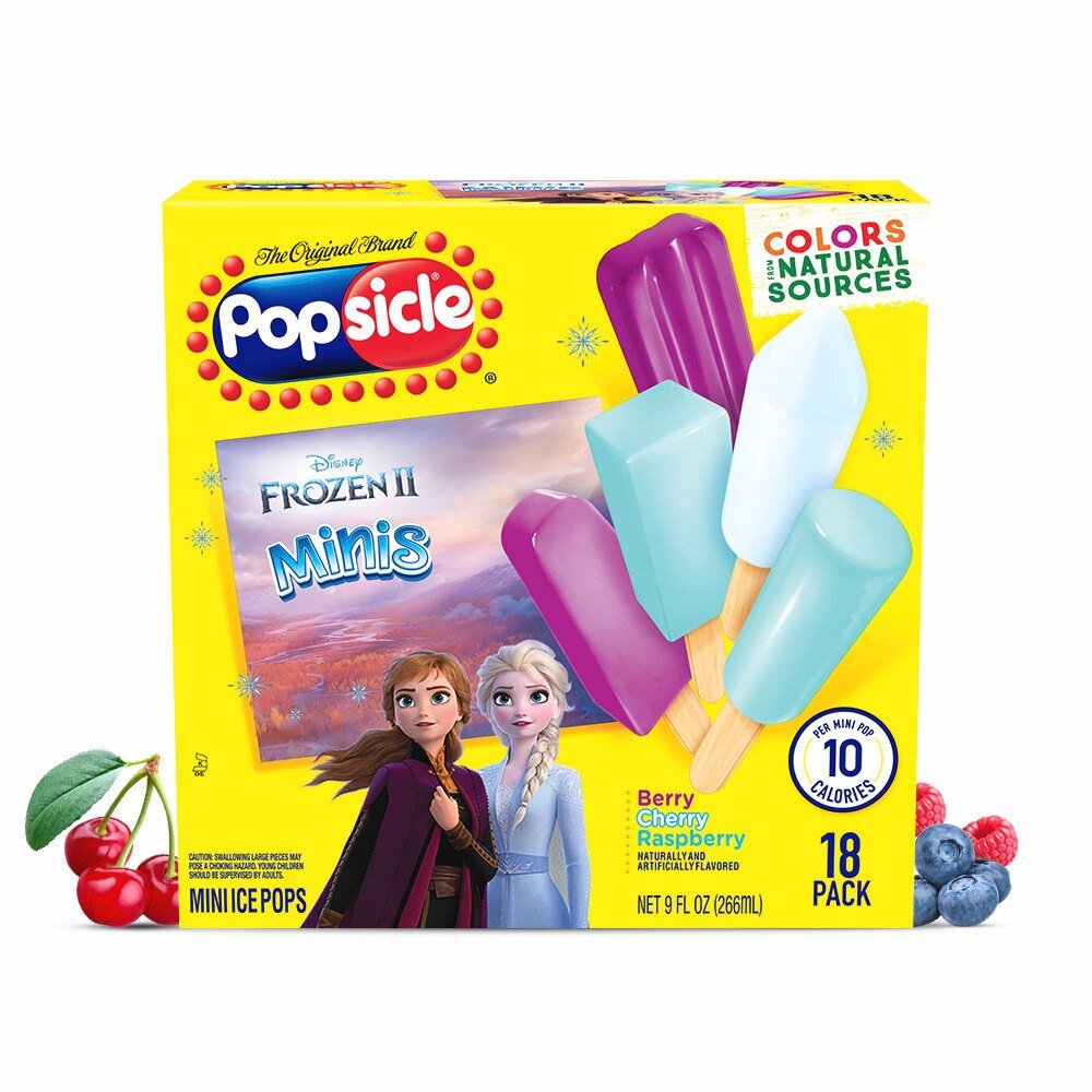 POPSICLE DSNY FROZN MNI 18P 29.7 OZ - SUPERMIX