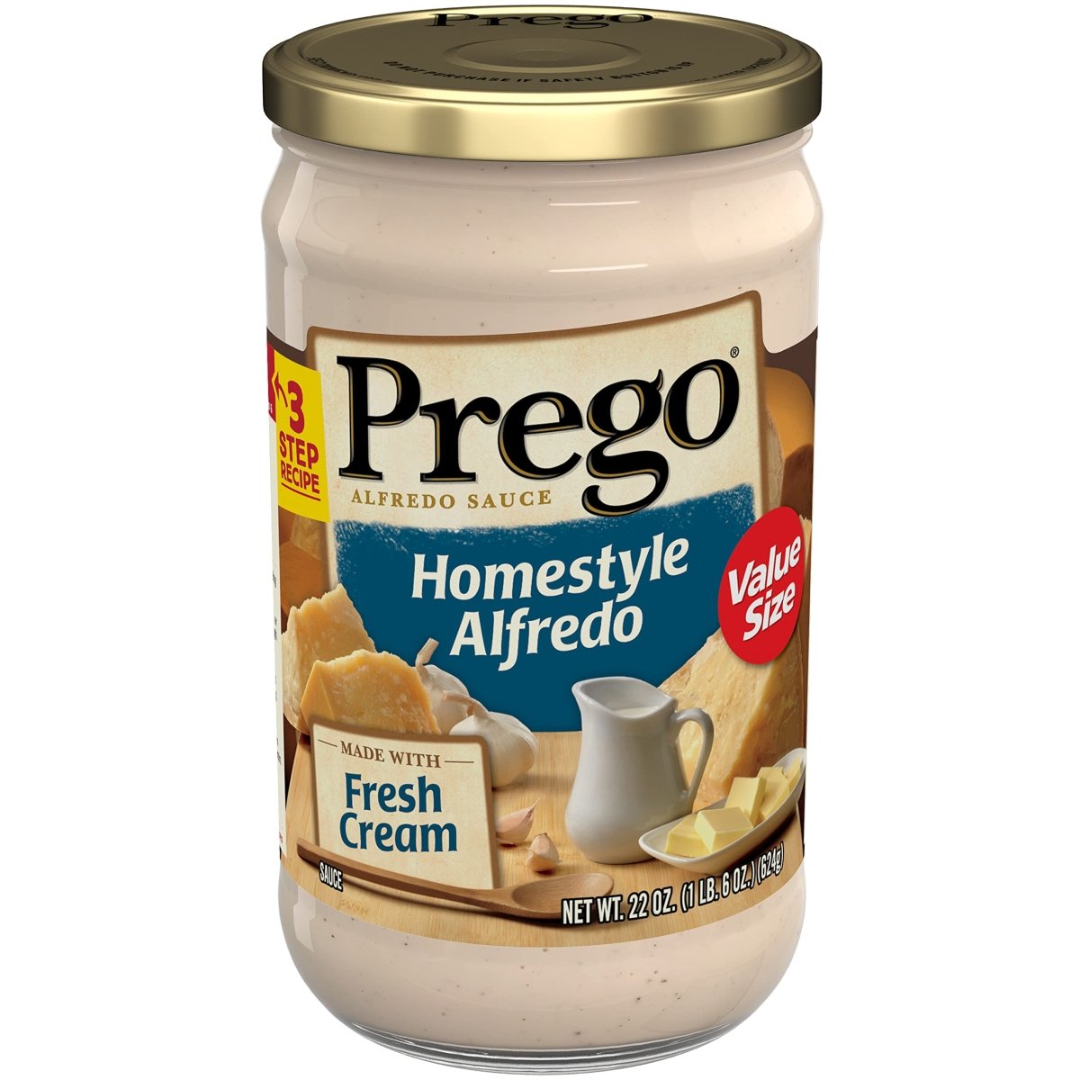 PREGO SALSA HOMESTYLE ALFREDO 22 OZ - SUPERMIX