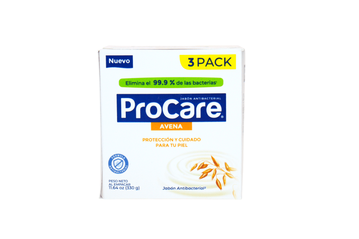 PROCARE JABON AVENA 3 PACK 110 GR - SUPERMIX