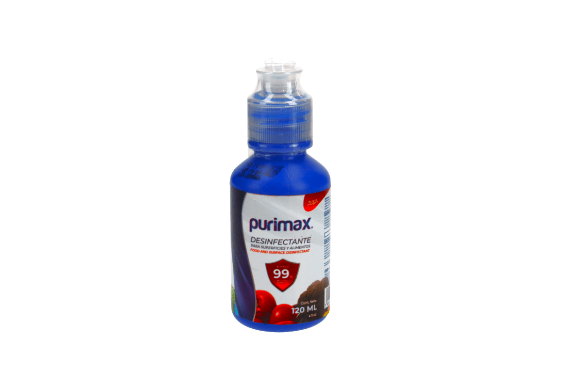 PURIMAX DESINFECTANTE PARA ALIMENTOS 120 CC - SUPERMIX
