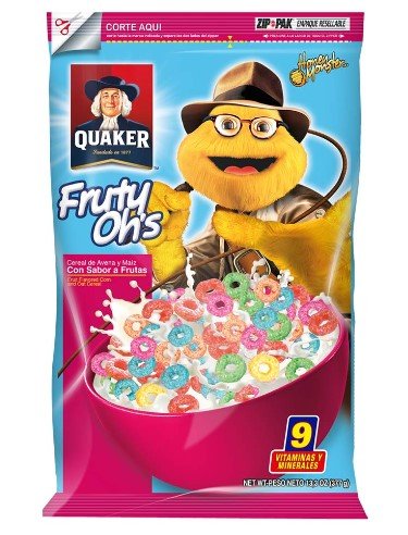 QUAKER CEREAL FRUTY OH'S 12/12.2 OZ - SUPERMIX