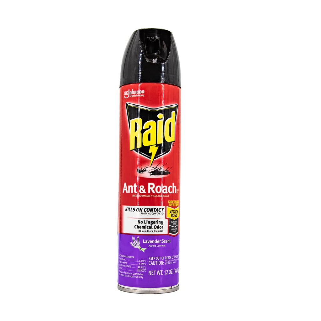 RAID ANT & ROACH AROMA DE LAVANDA 12 OZ - SUPERMIX