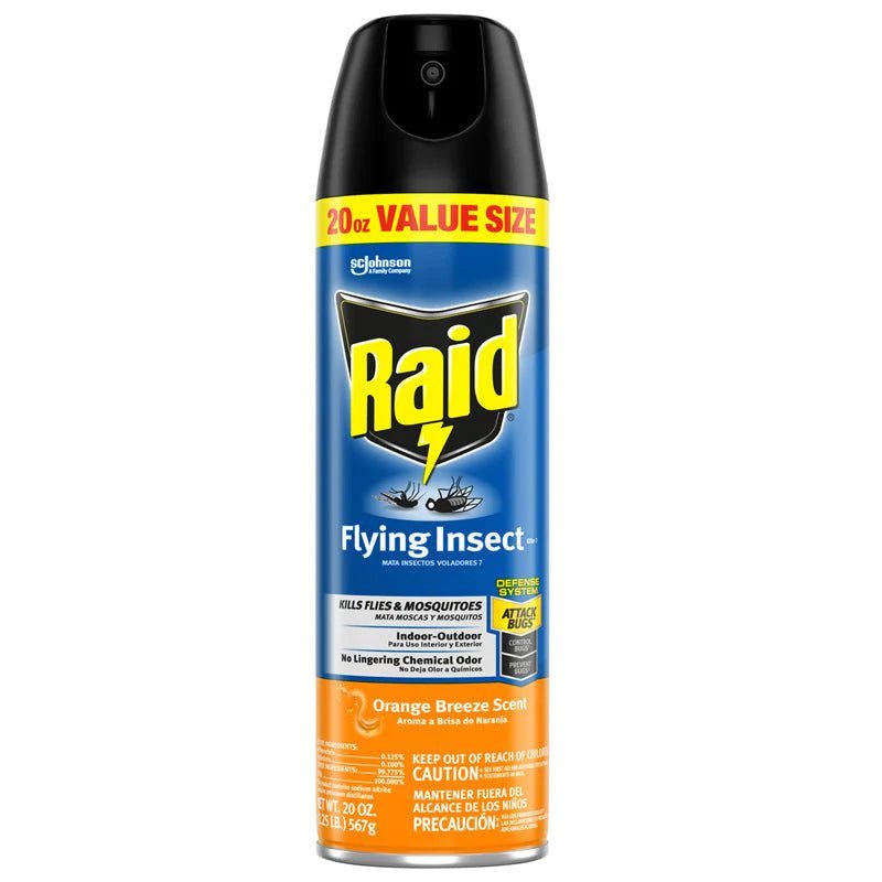 RAID MATA INSECTOS ORANGE BREEZE SCENT 11 OZ - SUPERMIX