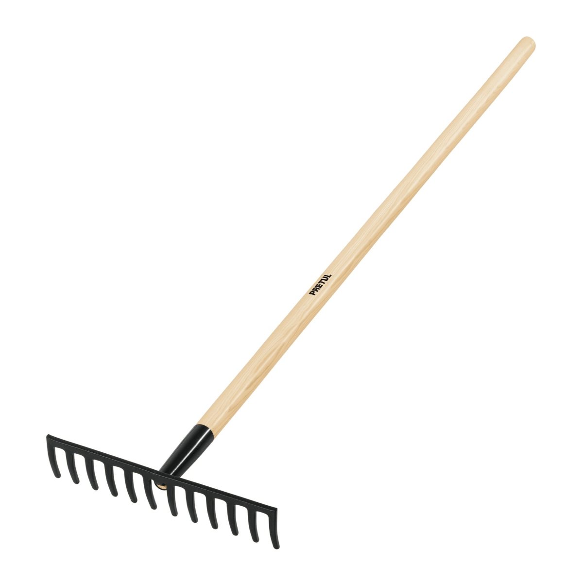 RASTRILLO RECTO 12 DIENT, MGO 48",PRETUL - SUPERMIX