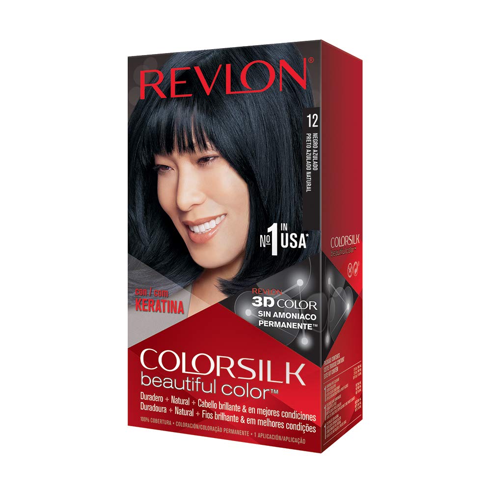 REVLON TINTE COLORSILK NEGRO AZULADO 12 - SUPERMIX