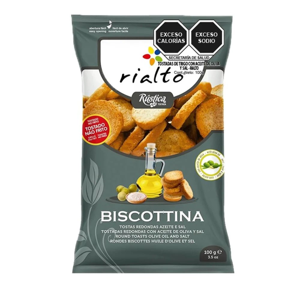 RIALTO CROUTONS BISCOTTIN ACEITE OLIVA 100 GR - SUPERMIX
