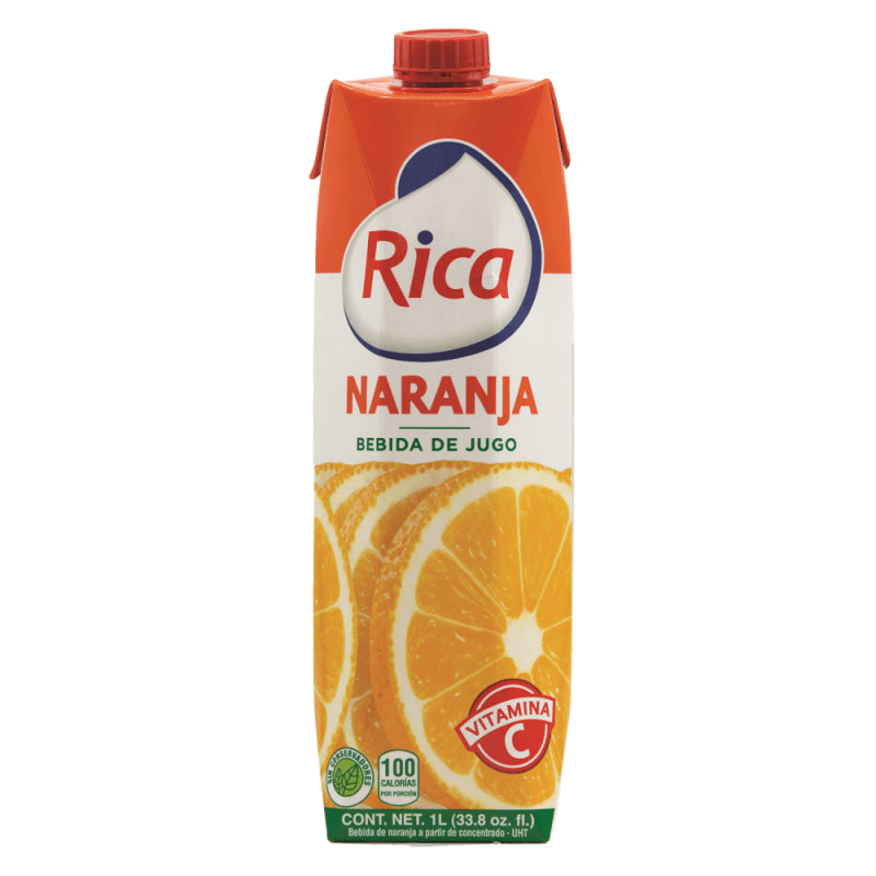 RICA NARANJA UHT 1/2 LT - SUPERMIX