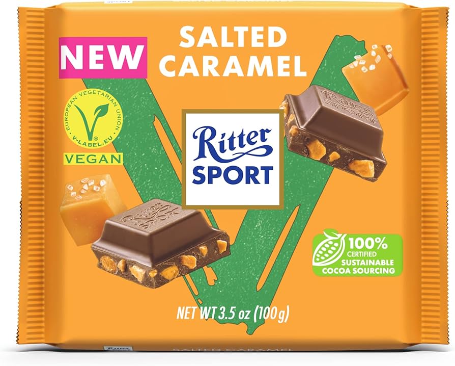 RITTER SPORT SALTED CARAMEL 3.5 OZ - SUPERMIX