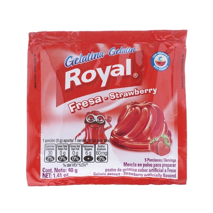 ROYAL GELATINA FRESA 40 GRS - SUPERMIX