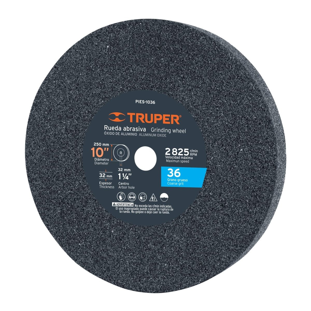 RUEDA ABRASIVA 5X3/4 - 36 TRUPER.. - SUPERMIX