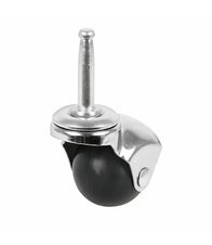 RUEDA ESFERICA 50MM CON ESPIGA PARA MADERA CARGA 50KG DE POLIPROPILENO HERMEX - SUPERMIX