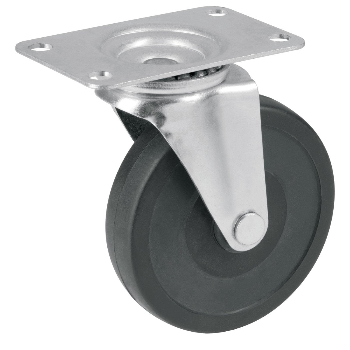 RUEDA GIRATORIA 5" PARA CARRO DE PLATAFORMA DE 385KG DE POLIPROPILNO FIERO - SUPERMIX