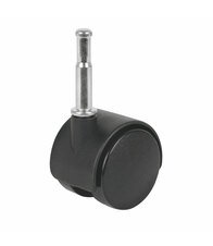 RUEDA TIPO YOYO 40MM CON ESPIGA DE MADERA CARGA 20KG DE NYLON HERMEX - SUPERMIX