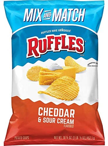 RUFFLES CHEEDAR 120 GRS FRITO LAY 16/1 - SUPERMIX