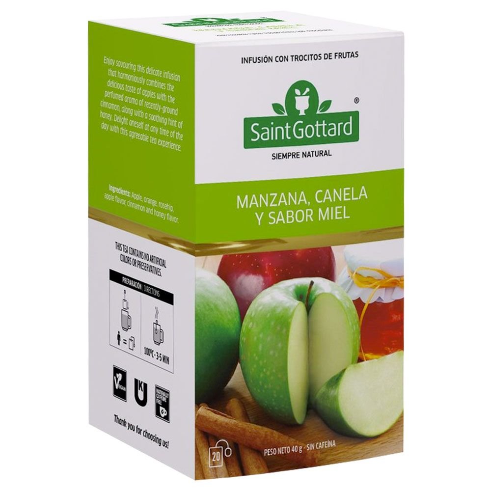 SAINT GOTTARD INFUSION DE MANZANA CANELA Y MIEL - SUPERMIX