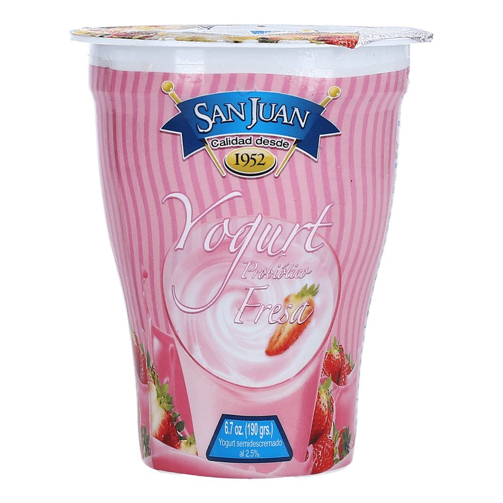 SAN JUAN YOGURT LIGHT FRESA 190 GRS - SUPERMIX
