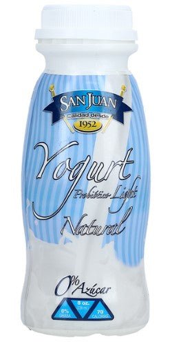 SAN JUAN YOGURT LIGHT NATURAL 8 OZ - SUPERMIX