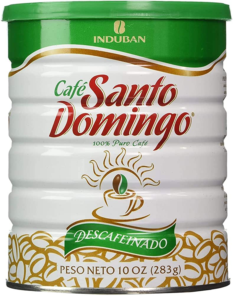 SANTO DOMINGO CAFE DESCAFEINADO LATA 10 OZ - SUPERMIX