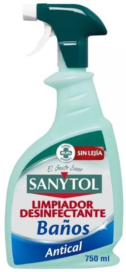SANYTOL LIMPIADOR DESINFECTANTE BANOS 750 ML - SUPERMIX