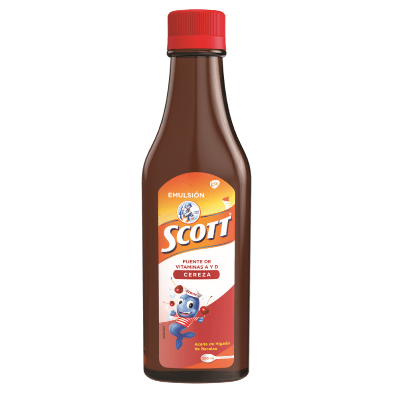 SCOTT EMULSION DE CEREZA 200 ML - SUPERMIX