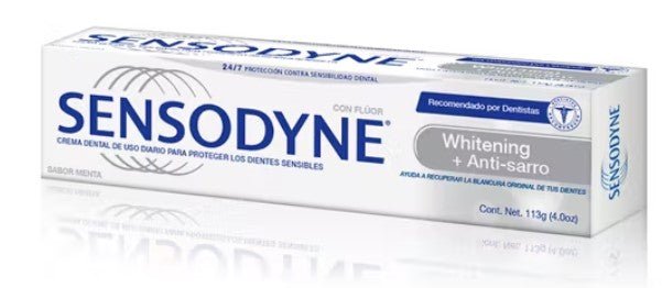 SENSODYNE WHITENING + ANTISARRO 113 GRS - SUPERMIX