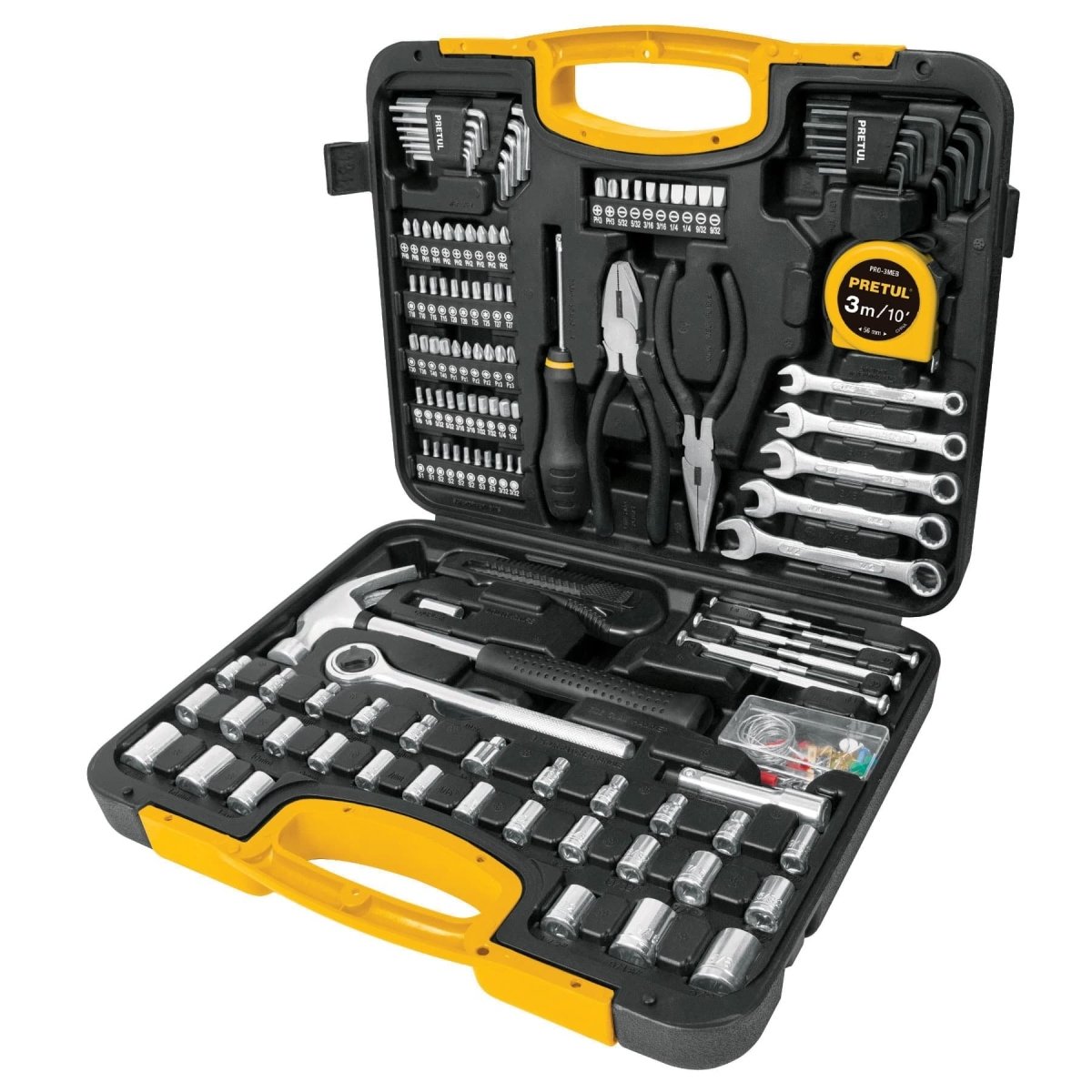 SET HERRAMIENTAS PARA MECANICA, 133 PZAS - SUPERMIX