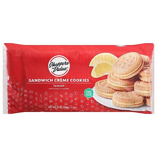 SHOP VALU SNDWCH CKIES LEMN25 OZ - SUPERMIX