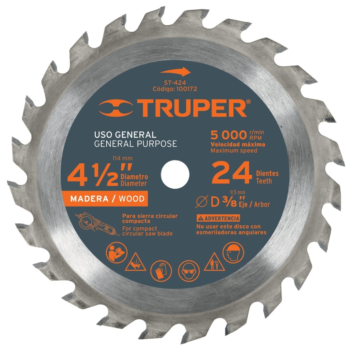 SIERRA CIRCULAR DE CARBURO DE TUNGSTENO - SUPERMIX
