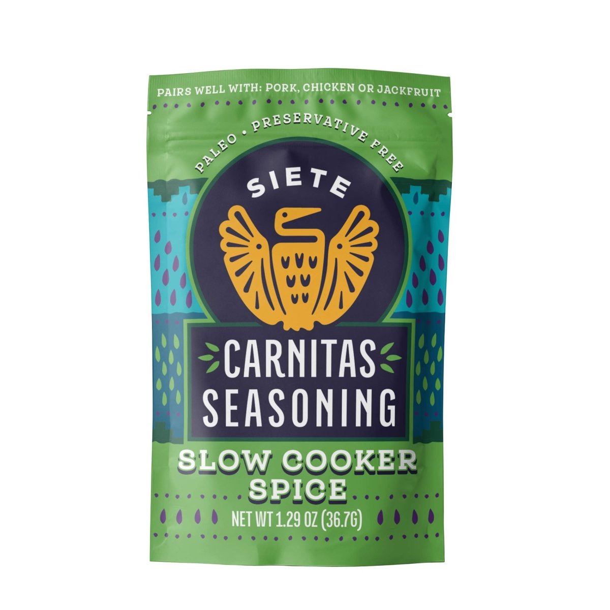 SIETE SEASONING CARNITAS 1.29 OZ - SUPERMIX