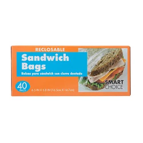 SMART CHOICE RECLOSABLE SANDWICH 40 Unidad - SUPERMIX