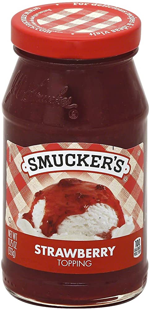 SMUCKERS STRAWBERRY TOPPING 11.75 OZ - SUPERMIX