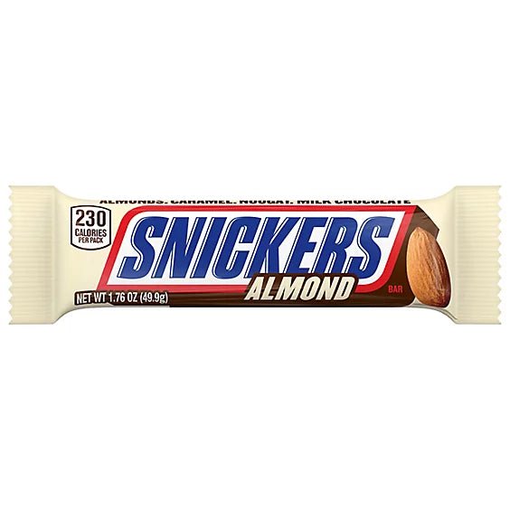 SNIKERS ALMOND SINGLES BARRA 12/24CT 1.76 OZ - SUPERMIX