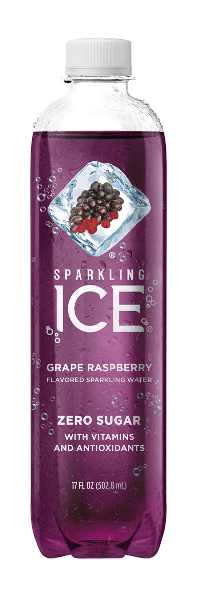SPARKLING ICE AGUA SABOR GRAPE RASPBERRY 17 OZ - SUPERMIX