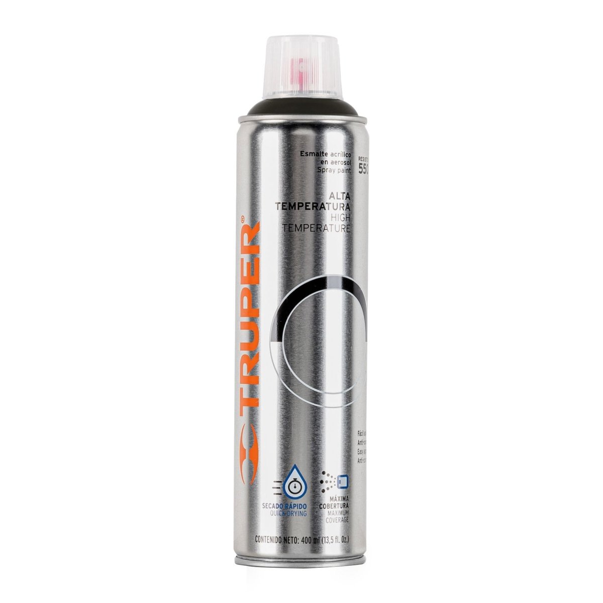 SPRAY NEGRO ALTA TEMPERATURA TRUPER - SUPERMIX