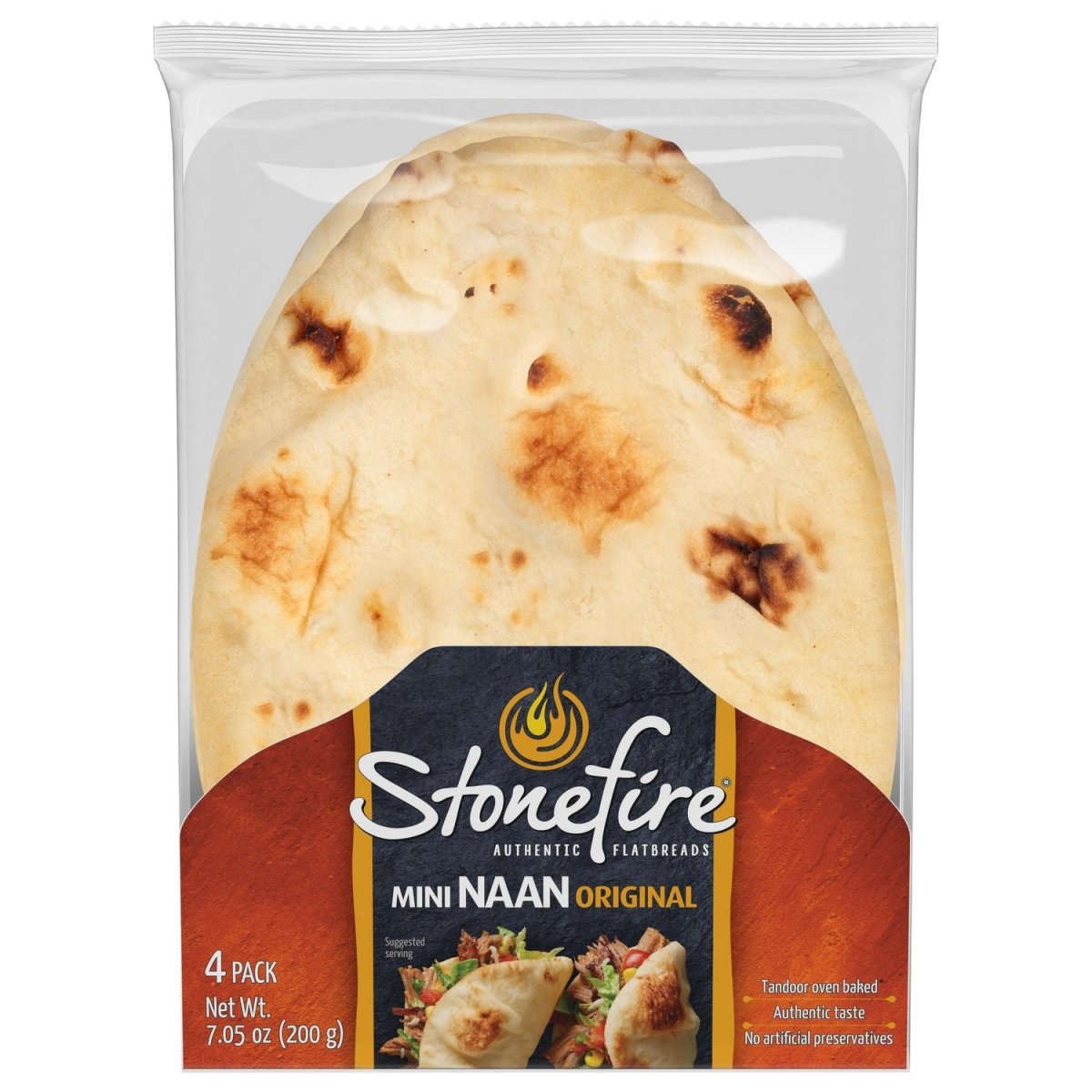 STONEFIRE 4PK MINI NAAN 7.05 OZ - SUPERMIX