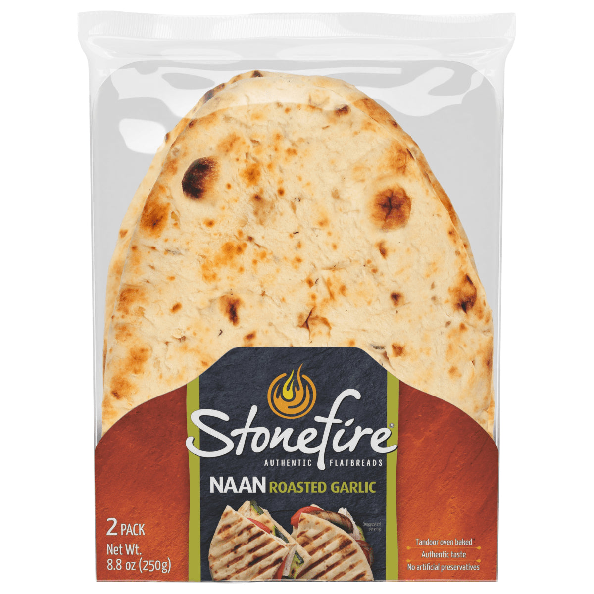 STONEFIRE TANDOORI GARL NAAN 8.8 OZ - SUPERMIX
