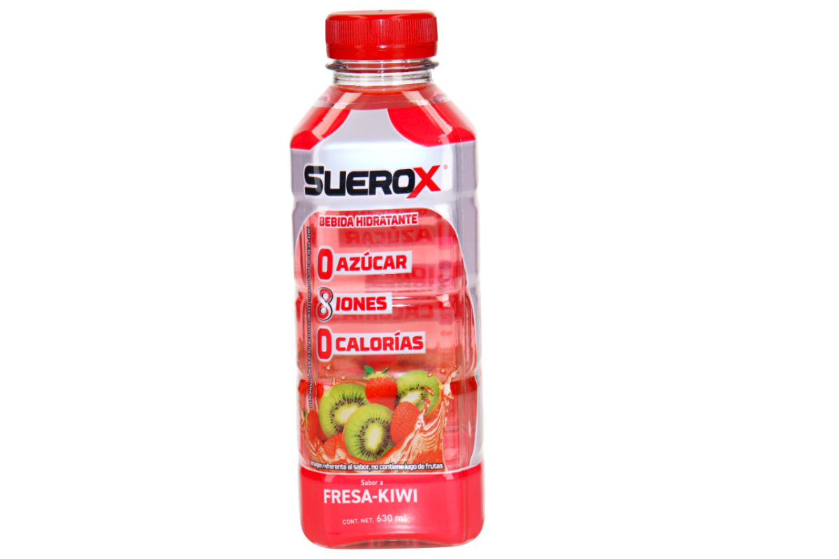 SUEROX BEBIDA HIDRATANTE SABOR FRESA - KIWI 630 ML - SUPERMIX