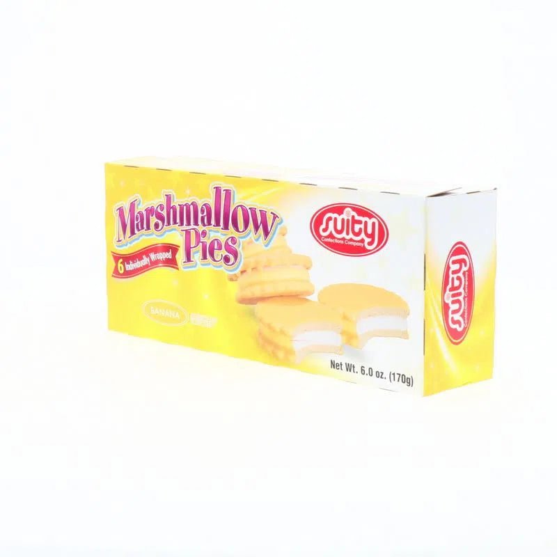 SUITY BANANA MARSHMALLOW PIES 6 OZ - SUPERMIX