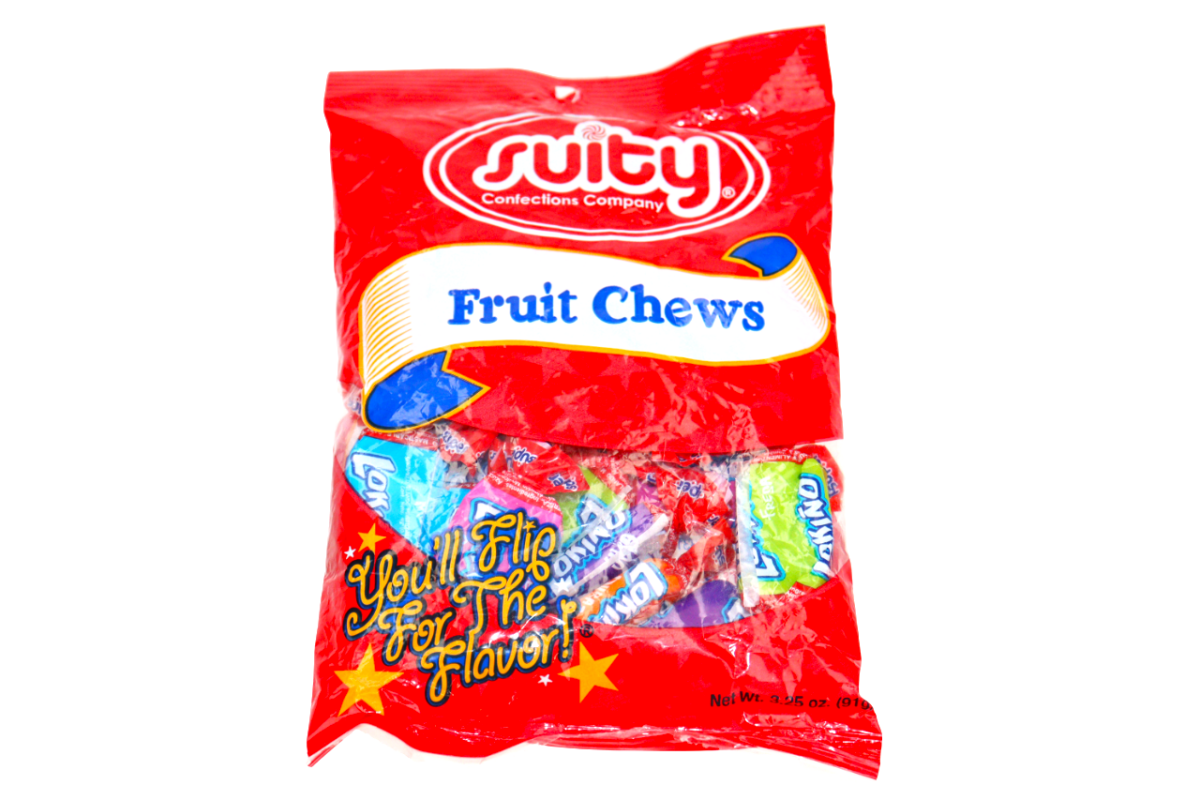 SUITY FRUIT CHEWS 3.75 OZ - SUPERMIX