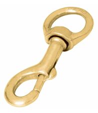 SUJETADOR DE CORREAS DE PERROS (BANDOLA) 3/4'' X 3 3/8''EN LATON FIERO.. - SUPERMIX