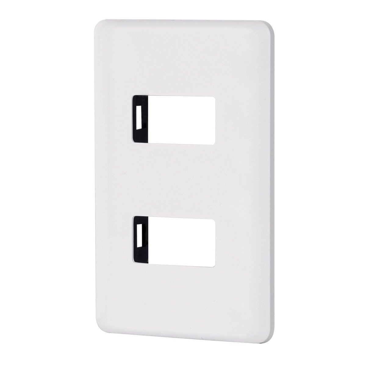 TAPA BLANCA PARA INTERRUPTOR O TOMACORRIENTE DOBLE VOLTECK BASIC - SUPERMIX
